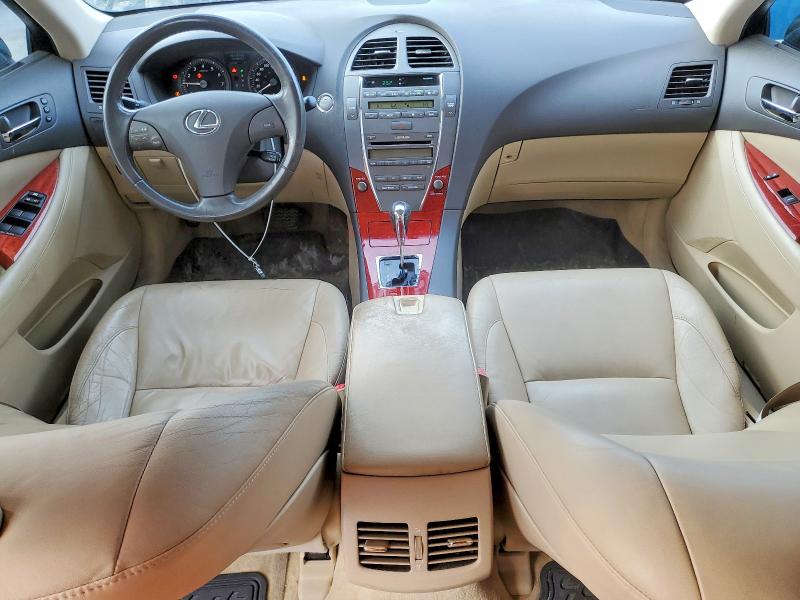 2009 Lexus ES VIN JTHBJ46G792339906 COPART salvage auction — REAR END, On - Permit Salvage, sold $400 on 2026-07-30 (photo 8)