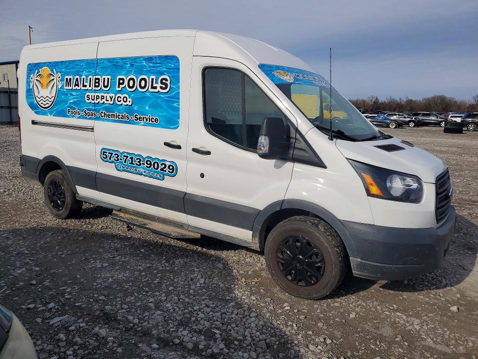 2018 Ford Transit VIN 1FTYE2CM5JKB52540 COPART salvage auction — REAR END, Salvage Title, sold $2,650 on 2026-08-12 (photo 4)
