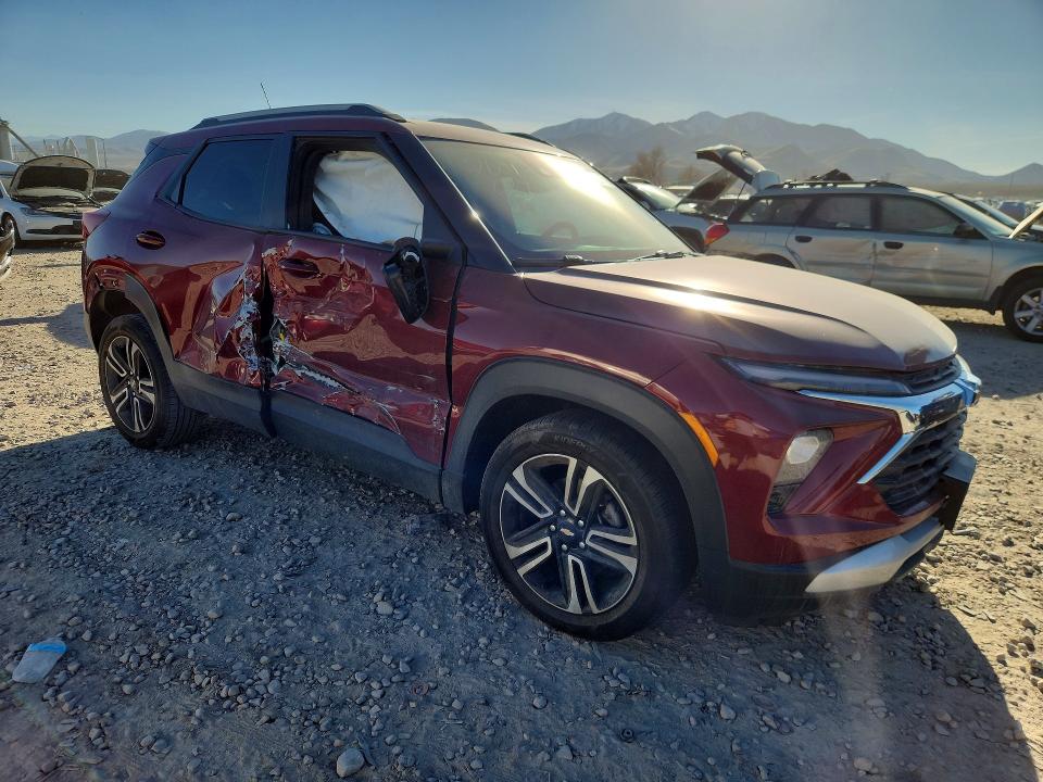 2024 Chevrolet Trailblazer VIN KL79MPSL3RB117047 COPART salvage auction — FRONT END, Ut - Salvage Certificate, sold $3,650 on 2026-07-26 (photo 4)