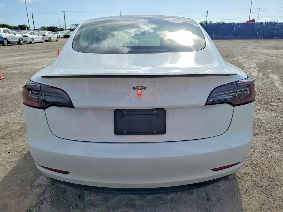 2023 Tesla Model 3 VIN 5YJ3E1EA8PF553741 COPART salvage auction — VANDALISM, Fl - Cert Of Title Slvg Rebuildable, sold $8,400 on 2026-07-08 (photo 6)