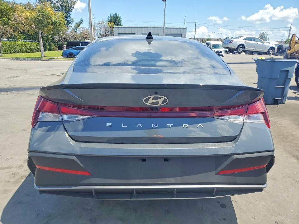 2025 Hyundai Elantra VIN KMHLM4DG9SU998365 COPART salvage auction — FRONT END, Fl - Certificate Of Destruction, sold $5,200 on 2026-07-29 (photo 6)