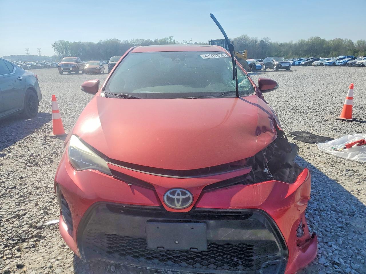 2017 Toyota Corolla VIN 5YFBURHE1HP725304 COPART salvage auction — Front End, TN - SALVAGE CERTIFICATE, sold $1,750 on 2026-07-09 (photo 5)