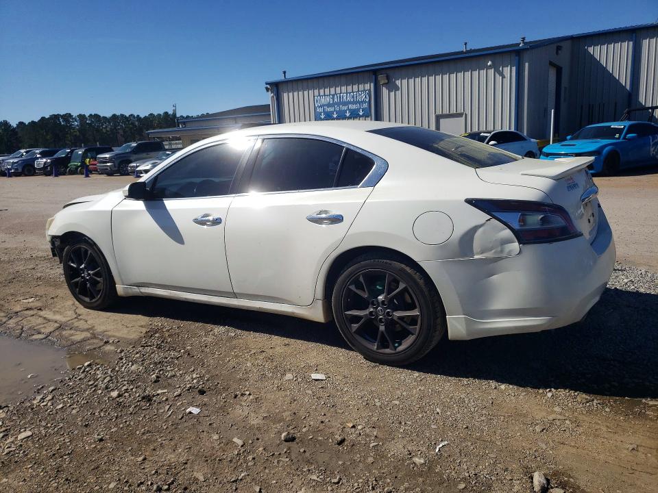 2012 Nissan Maxima VIN 1N4AA5AP9CC851619 COPART salvage auction — FRONT END, Ms - Cert Of Title-Salvaged, sold $250 on 2026-07-10 (photo 2)