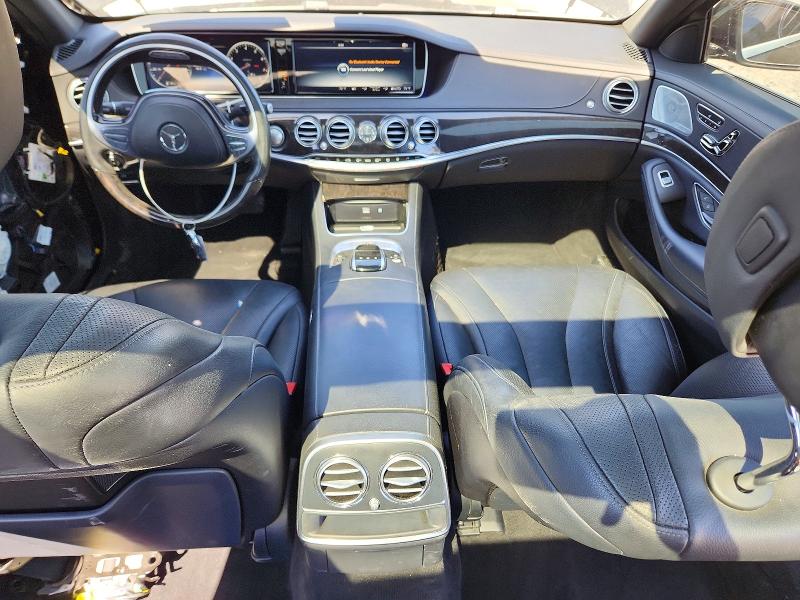 2016 Mercedes-benz S-klasse VIN WDDUG8FB0GA247307 COPART salvage auction — REAR END, Ga - Certificate Of Title, sold $9,800 on 2026-08-13 (photo 8)