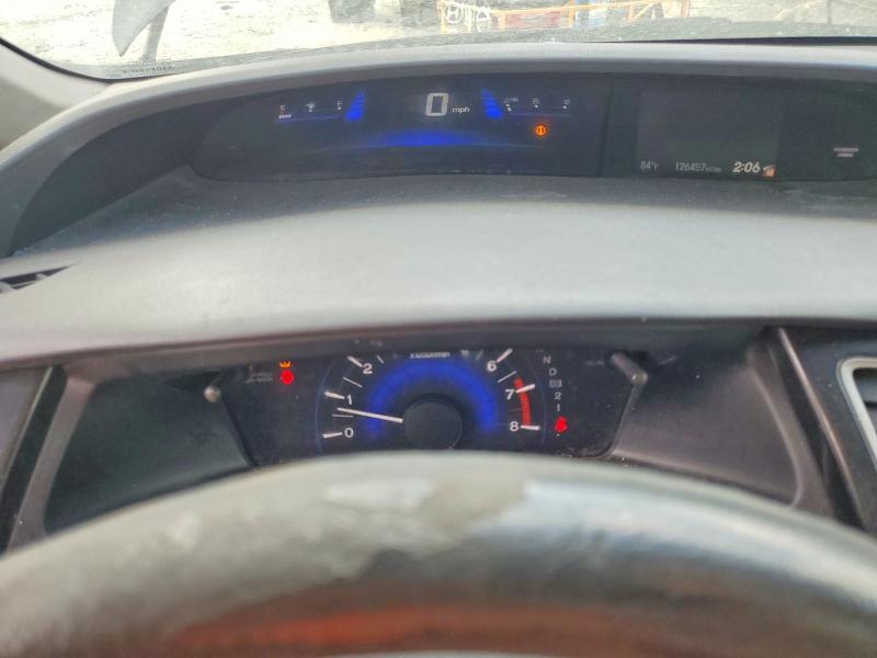 2013 Honda Civic VIN 19XFB2F53DE004138 COPART salvage auction — REAR END, Oh - Cert Of Title-Salvage, sold $1,350 on 2026-07-02 (photo 9)