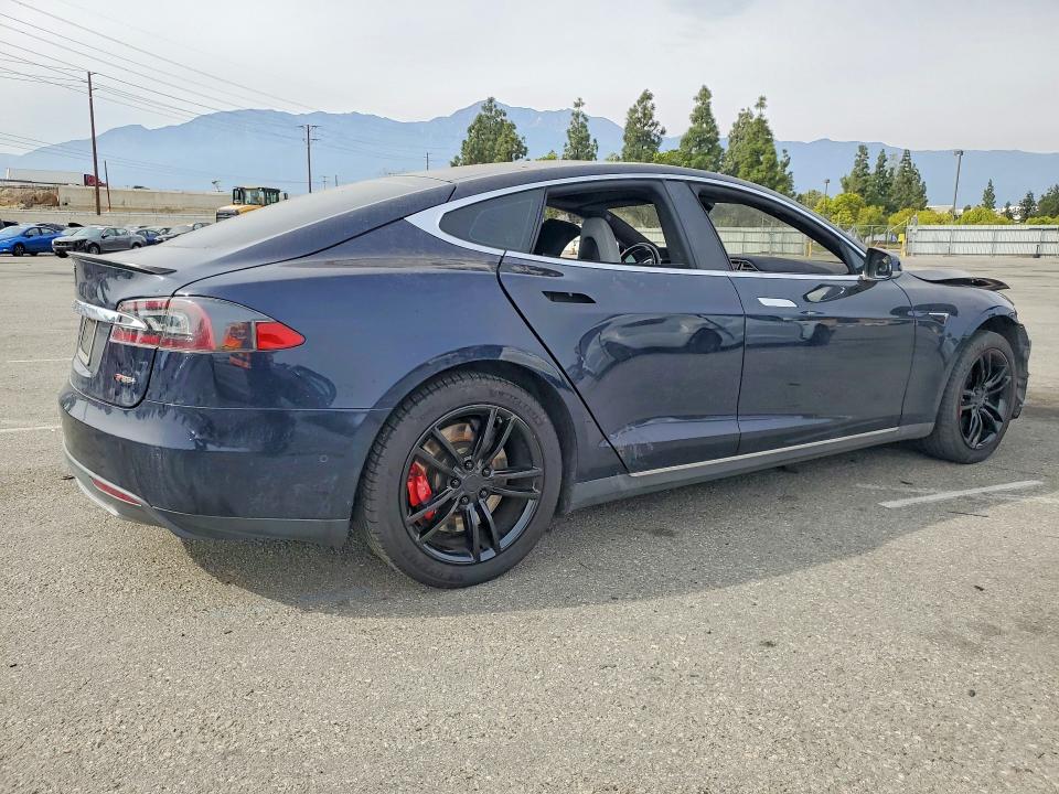 2014 Tesla Model s VIN 5YJSA1H11EFP55806 COPART salvage auction — FRONT END, Ca - Salvage Certificate, sold $2,750 on 2026-07-30 (photo 3)