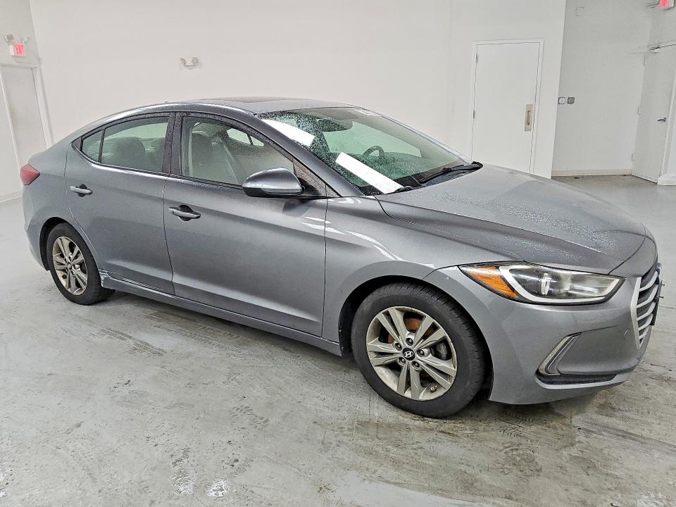2018 Hyundai Elantra VIN KMHD84LF6JU578238 COPART salvage auction — MINOR DENT/SCRATCHES, In - Certificate Of Title, sold $1,550 on 2026-07-02 (photo 4)