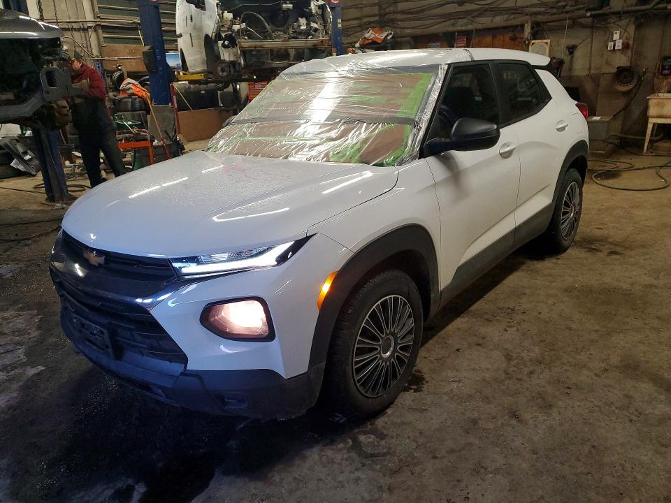 2021 Chevrolet Trailblazer VIN KL79MMS22MB030707 COPART salvage auction — FRONT END, On - Permit Irrepairable, sold $3,550 on 2026-07-14 (photo 1)