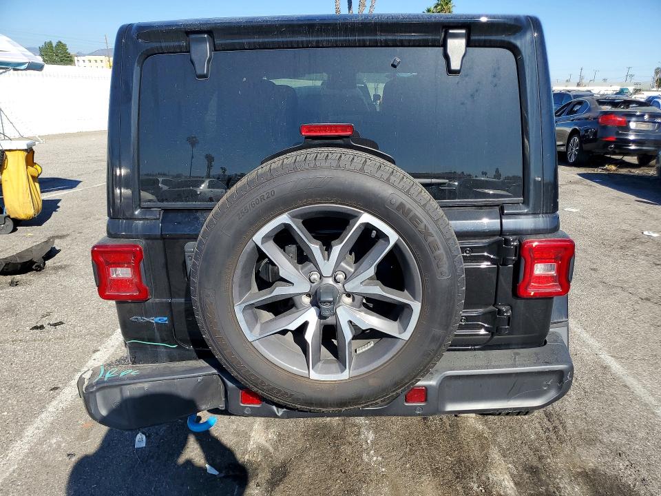 2024 Jeep Wrangler / VIN 1C4RJXN64RW185481 COPART salvage auction — REAR END, Ca - Salvage Certificate, sold $16,500 on 2026-07-02 (photo 6)