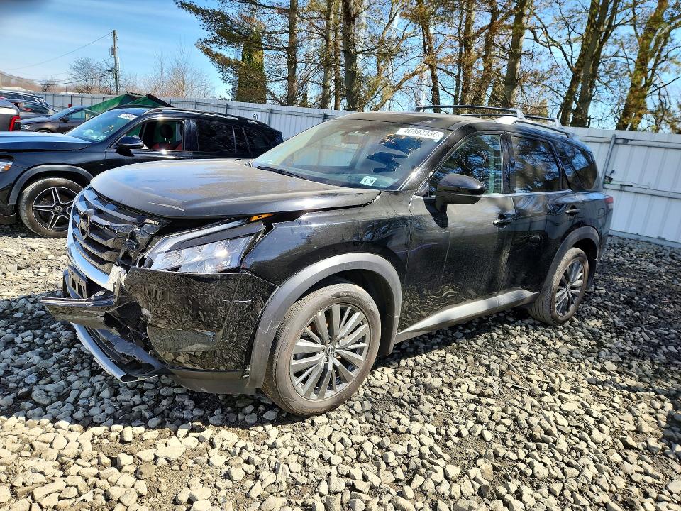 2025 Nissan Pathfinder VIN 5N1DR3CDXSC220136 COPART salvage auction — FRONT END, Nj - Cert Of Title-Salvage, sold $7,900 on 2026-07-22 (photo 1)