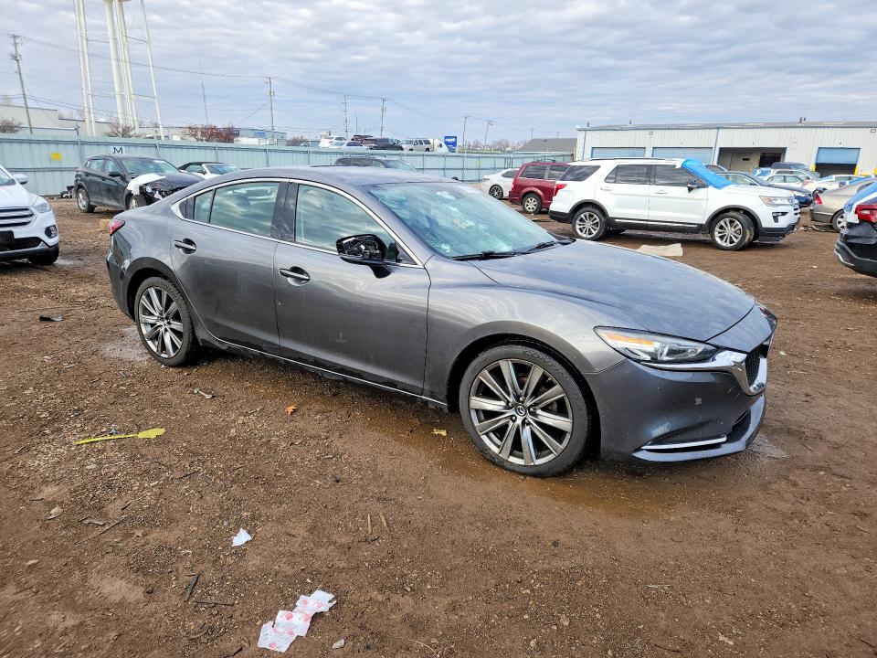 2018 Mazda 6 VIN JM1GL1WYXJ1328661 COPART salvage auction — HAIL, Il - Salvage Certificate, sold $2,800 on 2026-07-24 (photo 4)