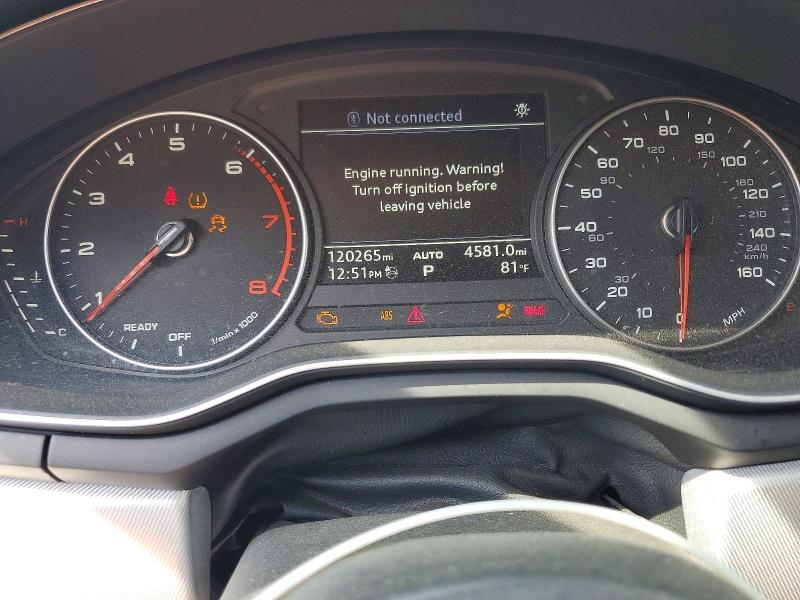 2017 Audi A4 VIN WAUANAF44HN041135 COPART salvage auction — FRONT END, Id - Salvage Certificate Of Title, sold $2,800 on 2026-07-22 (photo 9)