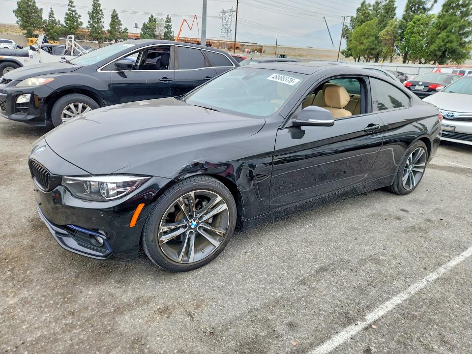 2020 BMW 4er VIN WBA4W3C04LFH44621 COPART salvage auction — FRONT END, Ca - Salvage Certificate, sold $7,600 on 2026-07-07 (photo 1)