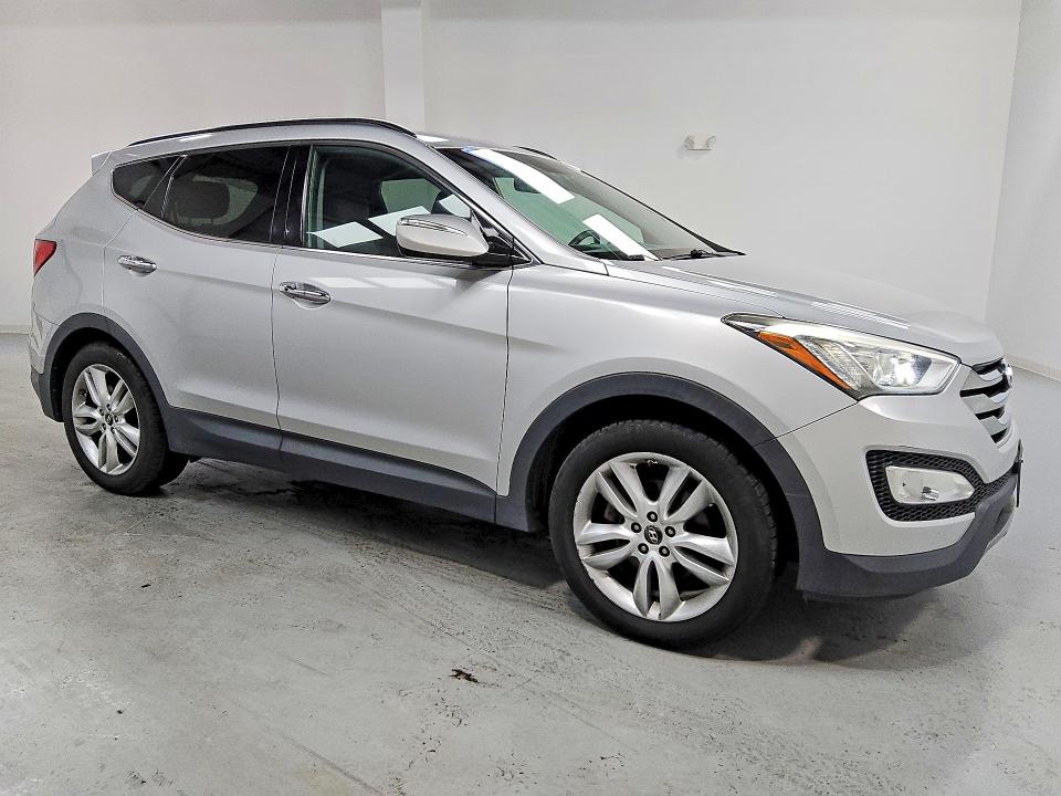 2013 Hyundai Santa fe VIN 5XYZU3LA3DG002665 COPART salvage auction — MECHANICAL, NJ - CERTIFICATE OF TITLE, sold $2,150 on 2026-07-09 (photo 4)