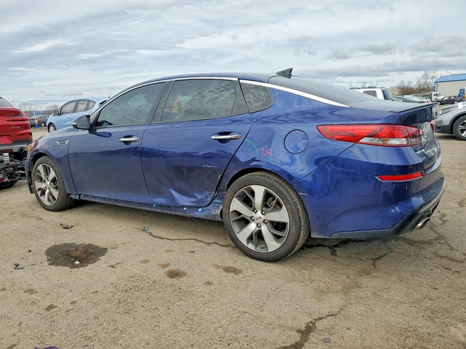 2019 Kia Optima VIN 5XXGT4L31KG368580 COPART salvage auction — SIDE, PA, sold $2,700 on 2026-07-17 (photo 2)