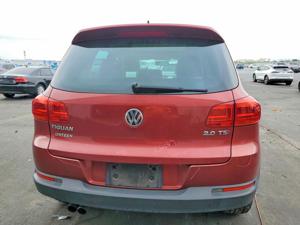 2015 Volkswagen Tiguan VIN WVGAV7AX5FW101689 COPART salvage auction — FRONT END, FL, sold $550 on 2026-07-27 (photo 6)