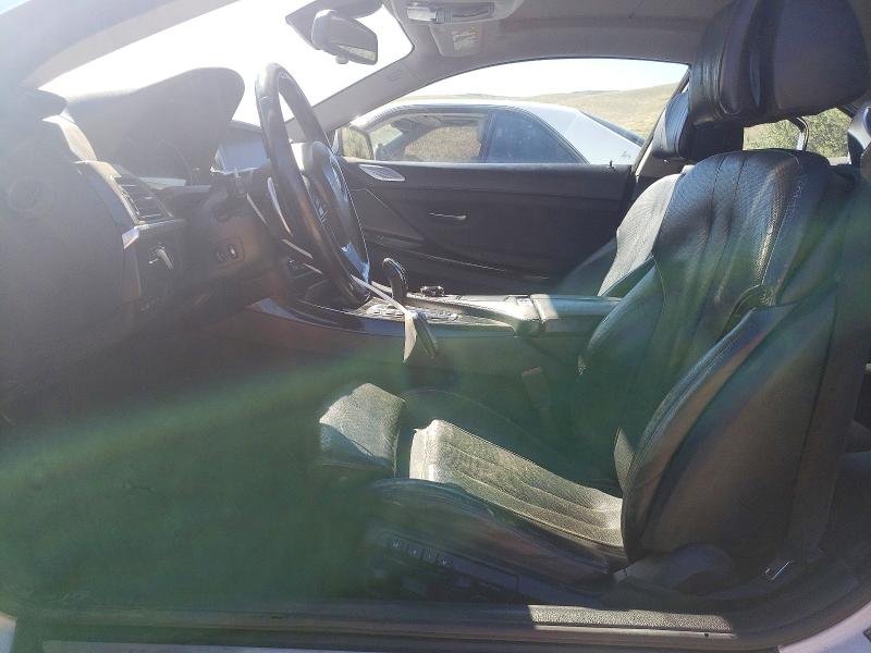 2015 BMW 6er VIN WBAYM9C59FD248359 COPART salvage auction — FRONT END, Nv - Certificate Of Title, sold $5,400 on 2026-07-30 (photo 7)