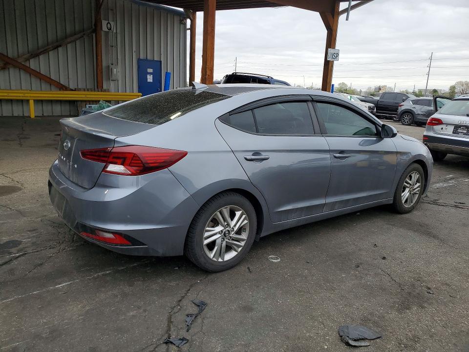 2019 Hyundai Elantra VIN KMHD84LF7KU820780 COPART salvage auction — FRONT END, CO, sold $3,700 on 2026-07-28 (photo 3)