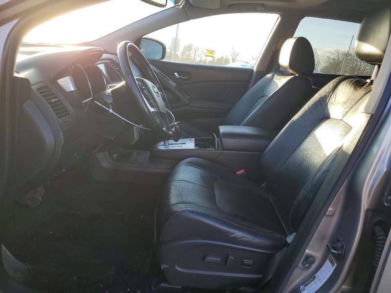 2010 Nissan Murano VIN JN8AZ1MW5AW130311 COPART salvage auction — FRONT END, Pa - Certificate Of Salvage, sold $550 on 2026-07-13 (photo 7)