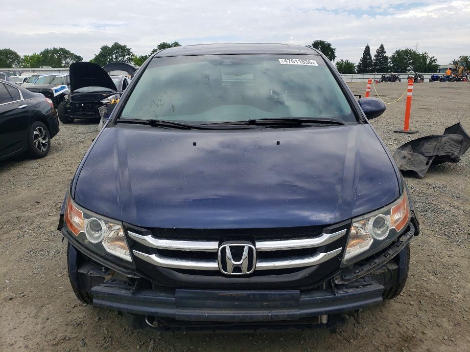 2016 Honda Odyssey VIN 5FNRL5H66GB041121 COPART salvage auction — FRONT END, Ca - Salvage Certificate, sold $15 on 2026-07-09 (photo 5)