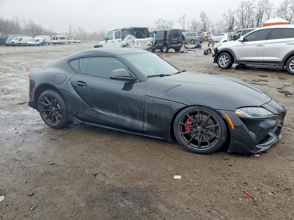 2026 Toyota Supra VIN WZ1DB0G05TW074678 COPART salvage auction — FRONT END, MD - CERT OF SALVAGE > 75% DAMAGE, sold $3,150 on 2026-07-28 (photo 4)