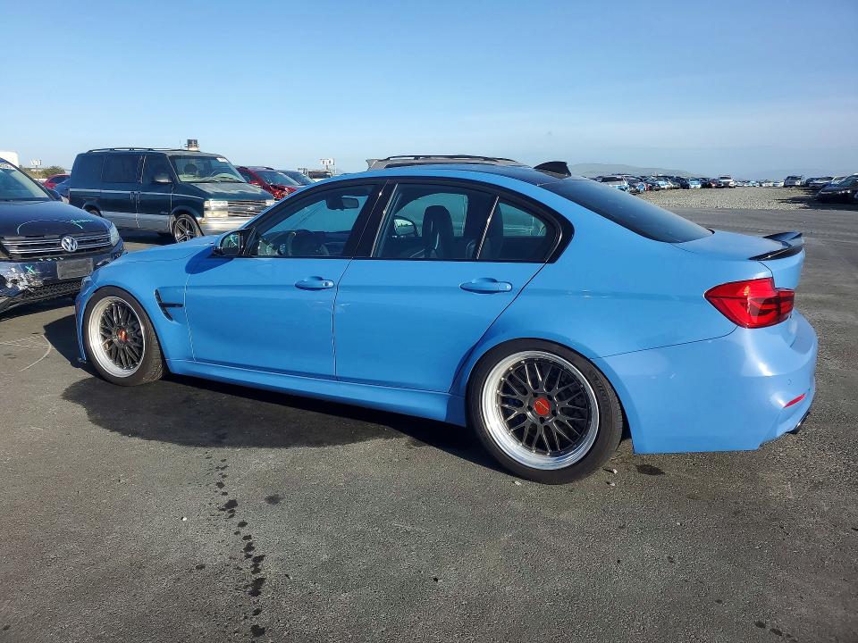 2018 BMW M3 VIN WBS8M9C51J5K98882 COPART salvage auction — VANDALISM, Ca - Salvage Certificate, sold $24,700 on 2026-07-27 (photo 2)