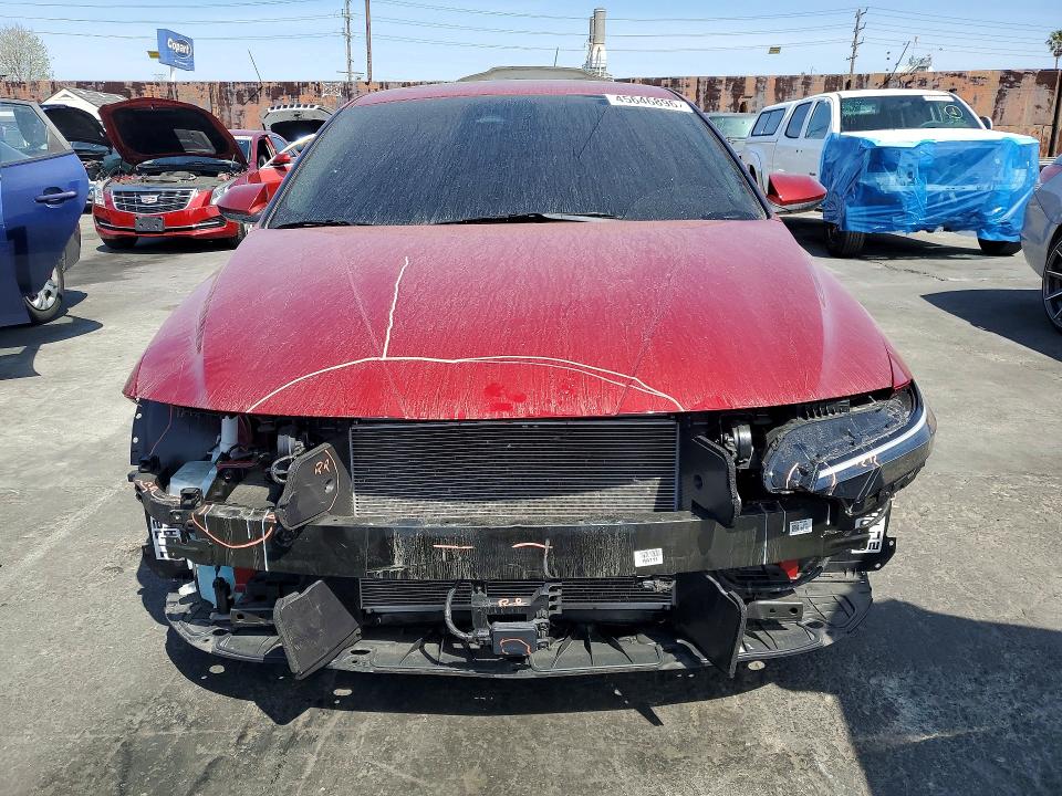 2025 Hyundai Elantra VIN KMHLS4DG7SU021439 COPART salvage auction — FRONT END, Ca - Salvage Certificate, sold $7,300 on 2026-07-08 (photo 5)