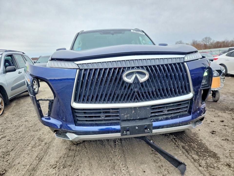 2025 Infiniti Qx80 VIN JN8AZ3BE5S9700278 COPART salvage auction — FRONT END, Ma - Cert Of Title-Salvage, sold $38,750 on 2026-07-22 (photo 5)