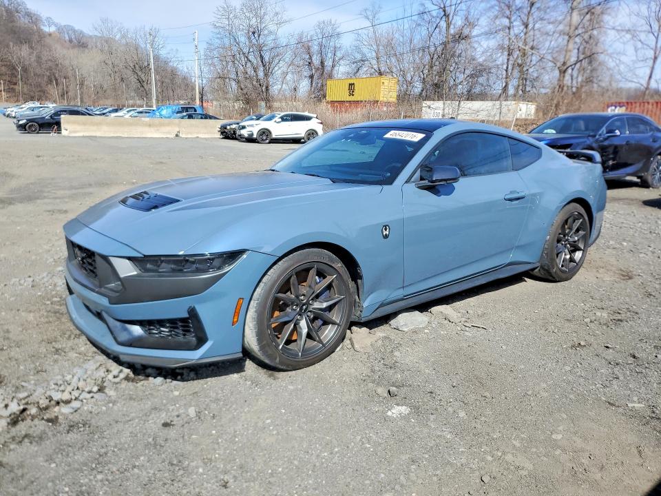 2024 Ford Mustang VIN 1FA6P8R09R5505113 COPART salvage auction — SIDE, Nj - Cert Of Title-Salvage, sold $32,750 on 2026-07-30 (photo 1)