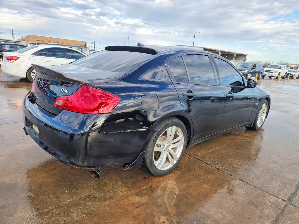 2015 Infiniti Q40 VIN JN1CV6AP6FM500441 COPART salvage auction — REAR END, Tx - Salvage Vehicle Title, sold $1,100 on 2026-07-09 (photo 3)