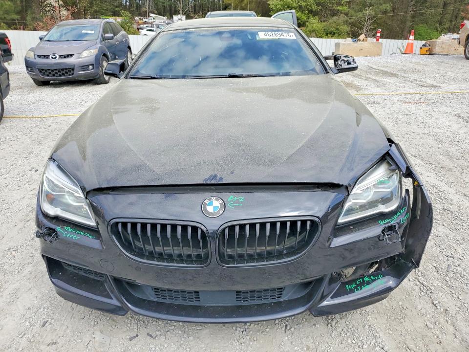 2018 BMW 6er VIN WBA6D4C56JD985960 COPART salvage auction — FRONT END, Ga - Cert Of Title-Salvage, sold $7,000 on 2026-08-03 (photo 5)