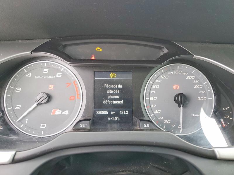 2012 Audi Rs4 VIN WAUHGCFL2CA050198 COPART salvage auction — FRONT END, Qc - Gravement Accidente, sold $175 on 2026-07-21 (photo 9)