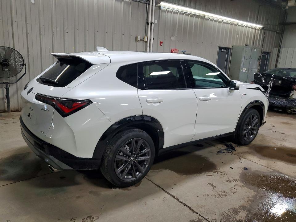 2025 Acura Adx VIN 3HDSA2H5XSM715030 COPART salvage auction — FRONT END, Il - Salvage Certificate, sold $13,400 on 2026-07-28 (photo 3)