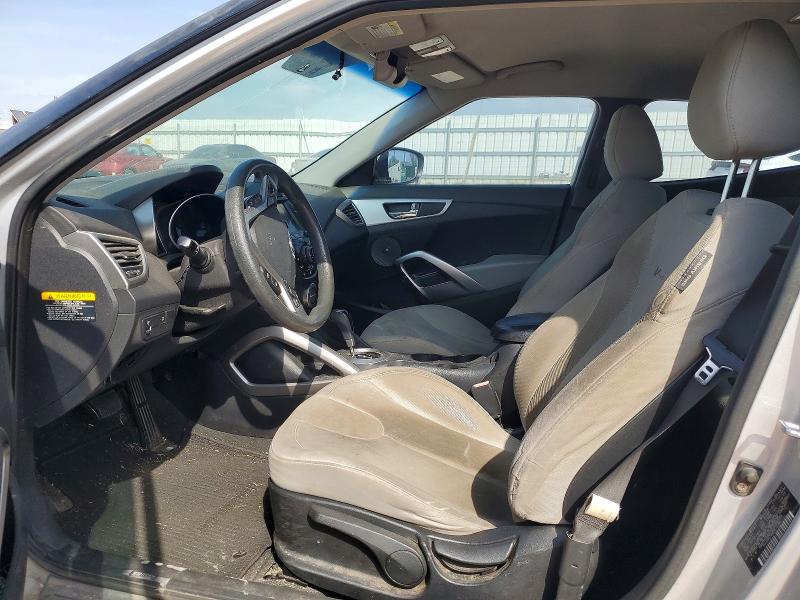 2012 Hyundai Veloster VIN KMHTC6AD7CU039749 COPART salvage auction — FRONT END, Ok - Cert Of Title-Salvage, sold $775 on 2026-07-30 (photo 7)