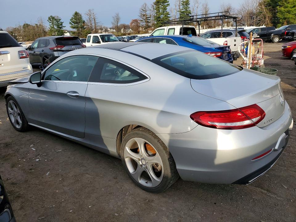 2017 Mercedes-benz C-klasse VIN WDDWJ4KB2HF333053 COPART salvage auction — FRONT END, Md - Cert Of Salvage > 75% Damage, sold $250 on 2026-08-17 (photo 2)