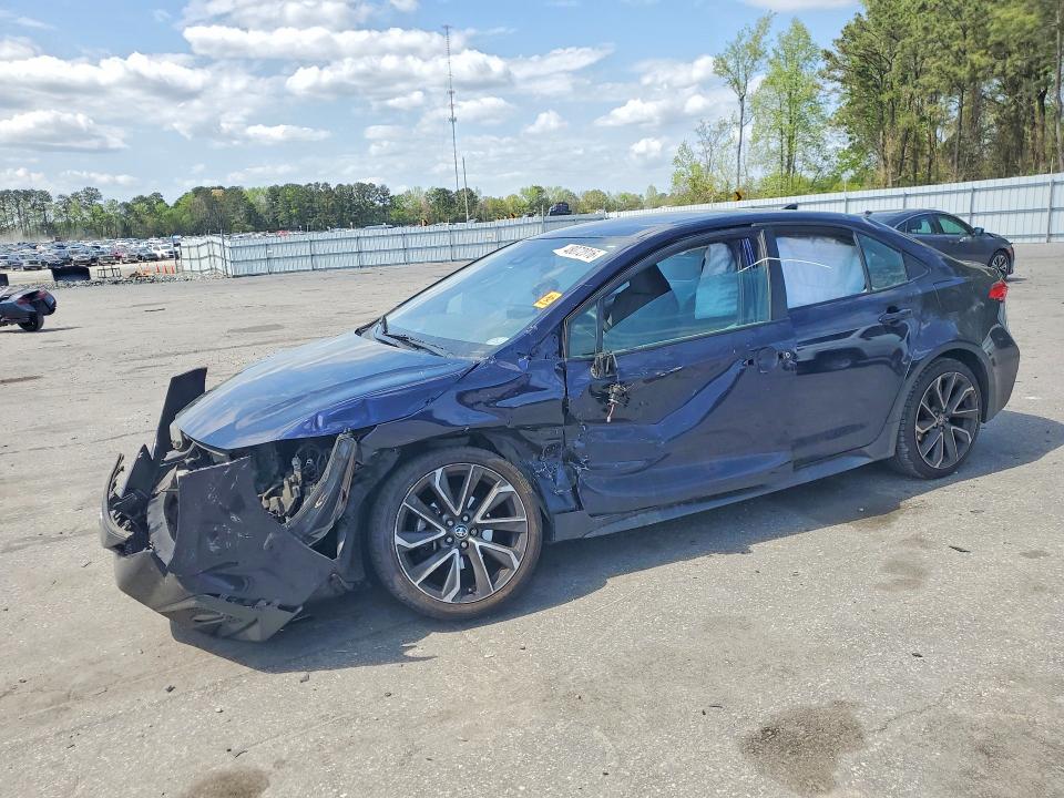 2022 Toyota Corolla VIN 5YFS4MCE4NP116262 COPART salvage auction — SIDE, Nc - Salvage Certificate Of Title, sold $275 on 2026-07-28 (photo 1)