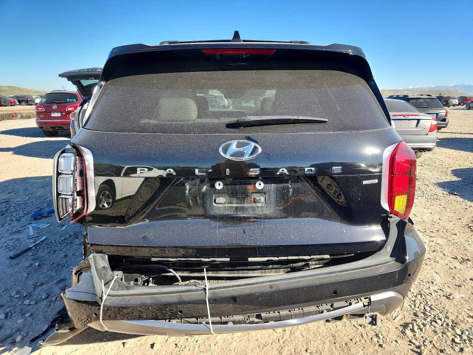 2024 Hyundai Palisade VIN KM8R5DGE4RU730965 COPART salvage auction — FRONT END, Ut - Salvage Certificate, sold $7,100 on 2026-07-31 (photo 6)