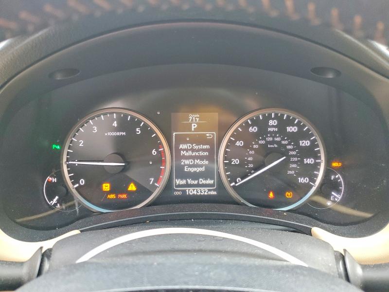 2015 Lexus Nx VIN JTJBARBZ1F2012867 COPART salvage auction — FRONT END, Fl - Cert Of Title Slvg Rebuildable, sold $4,750 on 2026-07-13 (photo 9)