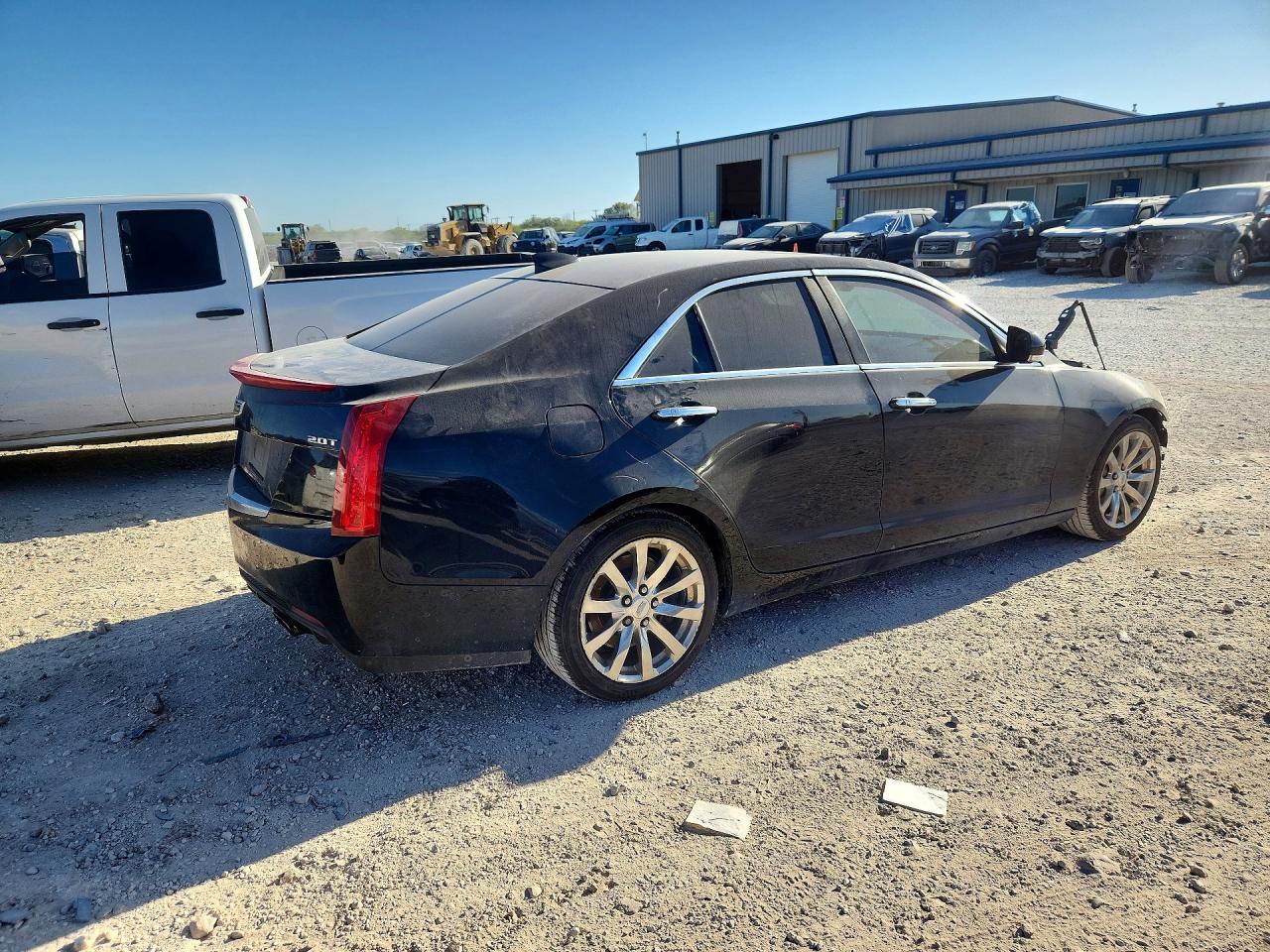 2017 Cadillac ATS VIN 1G6AB5RX1H0115197 COPART salvage auction — Front End, TX - SALVAGE VEHICLE TITLE, sold $1,450 on 2026-07-09 (photo 3)