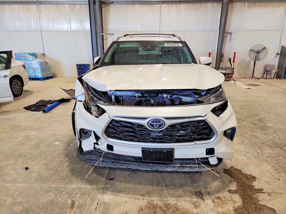 2021 Toyota Highlander VIN 5TDHBRCH3MS527598 COPART salvage auction — FRONT END, Id - Salvage Certificate Of Title, sold $225 on 2026-07-21 (photo 5)