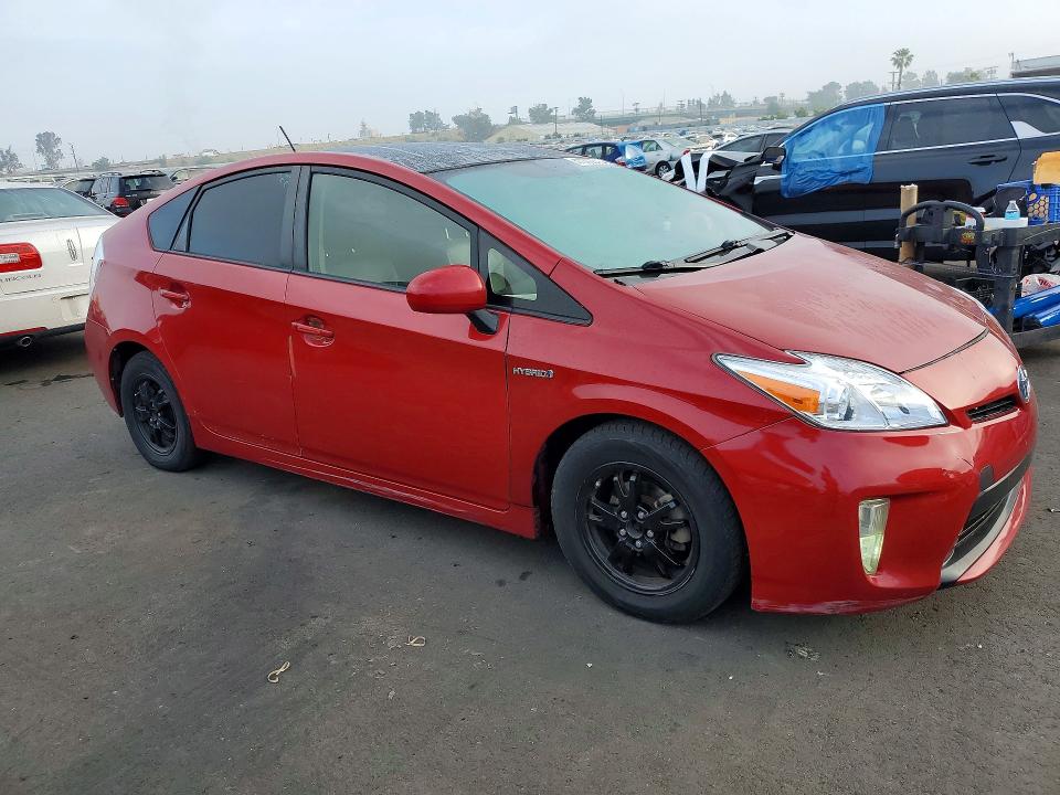 2015 Toyota Prius VIN JTDKN3DU7F1912992 COPART salvage auction — DAMAGE HISTORY, Ca - Cert Of Title-Salvaged, sold $2,700 on 2026-07-08 (photo 4)