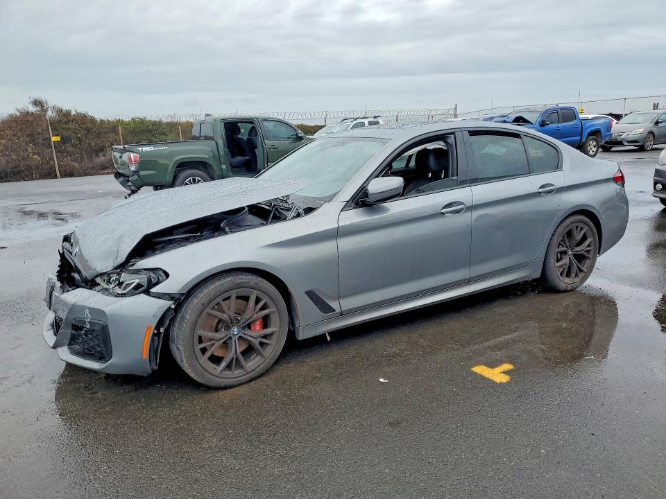 2023 BMW 5er VIN WBA53BH04PWY23306 COPART salvage auction — FRONT END, Hi - Certificate Of Salvage, sold $2,050 on 2026-07-20 (photo 1)
