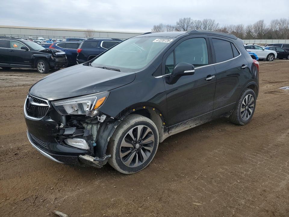 2017 Buick Encore VIN KL4CJBSB5HB130256 COPART salvage auction — FRONT END, MI - CERTIFICATE OF TITLE, sold $975 on 2026-07-15 (photo 1)