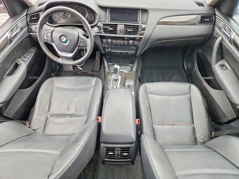 2017 BMW X3 VIN 5UXWZ7C54H0U47621 COPART salvage auction — FRONT END, Ga - Cert Of Title-Salvage, sold $1,950 on 2026-07-20 (photo 8)