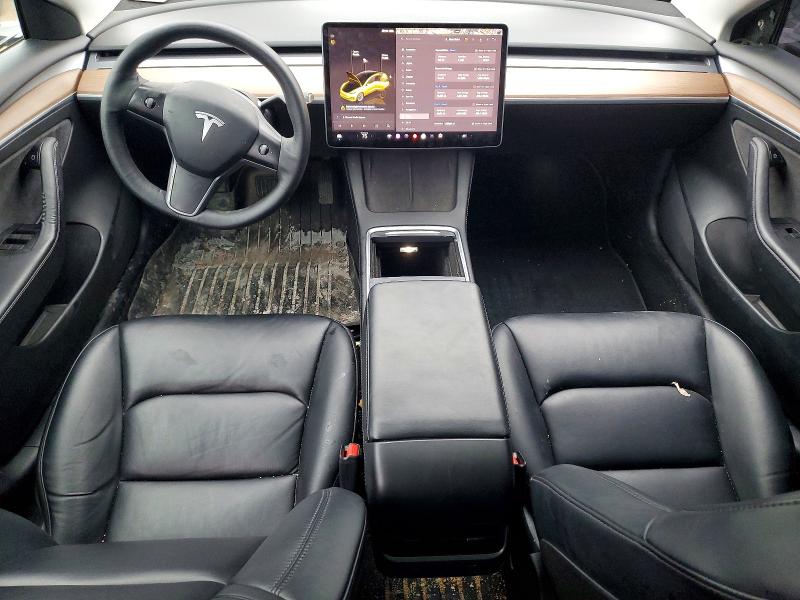 2022 Tesla VIN 5YJ3E1EB0NF169698 COPART salvage auction — FRONT END, Il - Salvage Certificate, sold $8,700 on 2026-07-07 (photo 8)