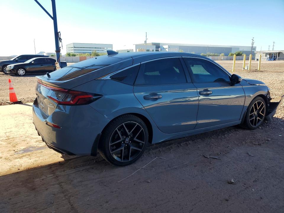 2022 Honda Civic VIN 19XFL1H80NE003173 COPART salvage auction — FRONT END, Az - Cert Of Title - Salvage, sold $6,200 on 2026-07-02 (photo 3)