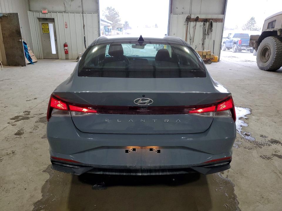 2021 Hyundai Elantra VIN KMHLS4AG5MU099161 COPART salvage auction — FRONT END, Ny - Mv-907A Salvage Certificate, sold $4,800 on 2026-07-06 (photo 6)