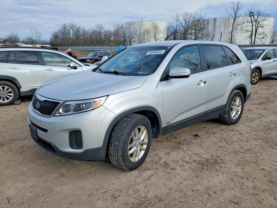 2015 Kia Sorento VIN 5XYKTCA68FG622692 COPART salvage auction — VANDALISM, Ny - Mv-907A Salvage Certificate, sold $1,150 on 2026-07-06 (photo 1)