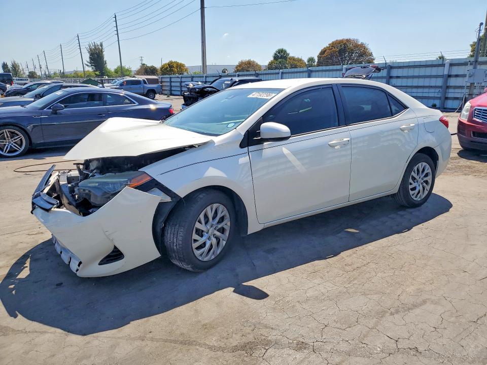 2017 Toyota Corolla VIN 5YFBURHE5HP704181 COPART salvage auction — FRONT END, FL - CERT OF TITLE SLVG REBUILDABLE, sold $2,550 on 2026-07-20 (photo 1)
