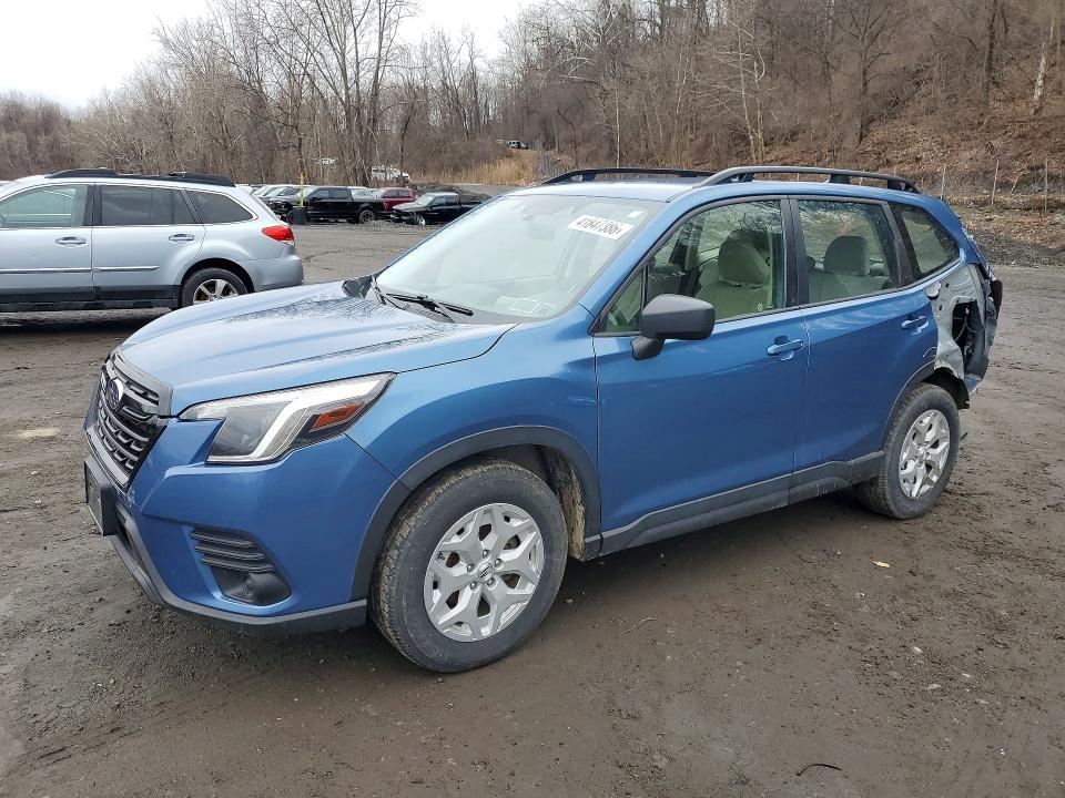 2022 Subaru Forester VIN JF2SKACC3NH517253 COPART salvage auction — REAR END, Salvage Title, sold $3,800 on 2026-07-28 (photo 1)